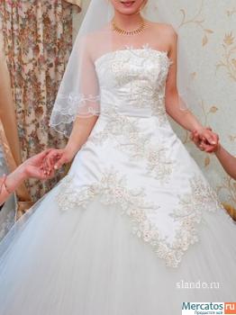продам очень красивое свадебное платье 3