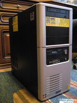 Ситемный блок (E5300, 2x2600 Gz), Gforce 7900 GT, DDR 2-1GB, HDD