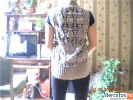 Серый жакет "Елочки" 3