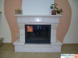 Камины печи барбекю. Камины из камня. Камины. Электрокамины. 4