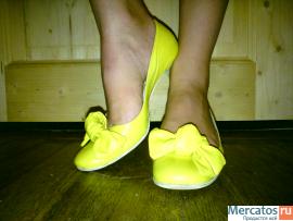 Продам модные жёлтые туфли. 36 размер.