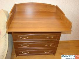 Продам детскую кроватку, матрасик, пеленальный комод 2