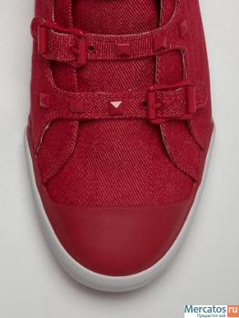 Кеды Upper Echelon Shoes красного цвета 5