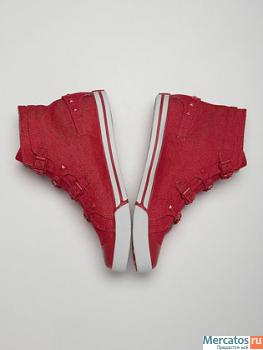 Кеды Upper Echelon Shoes красного цвета 6