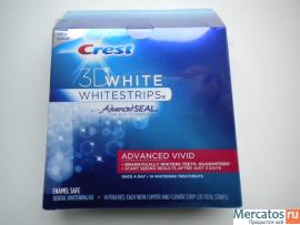 Crest Whitestrips 3D Advanced Vivid использует