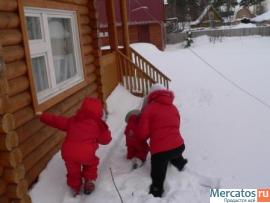 Отличная дача в р-не теплого водоема.Дом и баня из цил.бруса