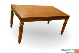 Обеденный стол из массива гевеи 4