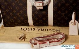 новая сумка Louis Vuitton Keepall 45 с ремнём ч/з п 2