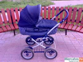 Коляска-люлька Peg-Perego (Италия), Цвет синий, СПб, 4000 руб.