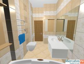 Рассчитаю проект для Вашей ванной, кухни и др. помещений по плит 3