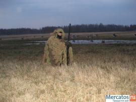 Пончо для маскировки на охоте (1,5 на 1,5 "солома") 2