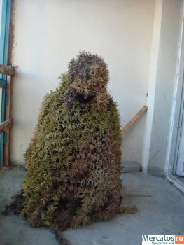 Пончо для маскировки на охоте (1,5 на 1,5 "солома") 3