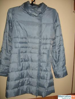Пальто-пуховик р.44/170 почти новый