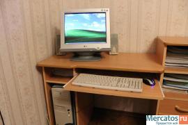 Продам настольный компьютер (монитор, системный блок, клавиатура