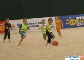Детский футбол. Детская спортивная секция. Пляжный футбол для де 4