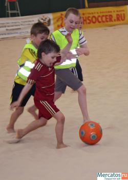 Детский футбол. Детская спортивная секция. Пляжный футбол для де 3