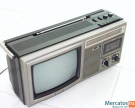 винтажная магнитола 80-х sharp 10P-28G tv radio