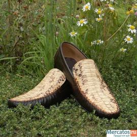 Мужские туфли из кожи питона 3