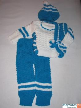 Детская вязанная одежда 6