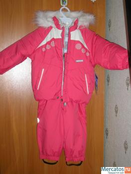Новый зимний костюм для девочки куртка+ полукомбинезон Lenne 3