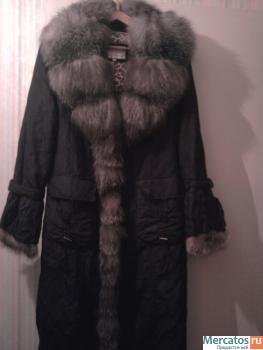 Продаю пальто-пихори серого цвета зимнее 89202965618