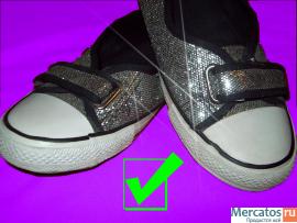 блестящие кеды Accersorri 39 размер