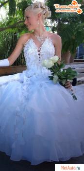 Шикарное свадебное платье «Принцесса».