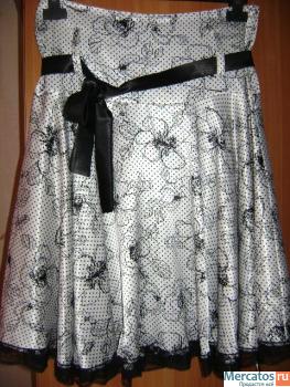 Атласный костюм-юбка и пиджак 4