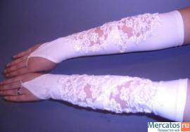 Продаю «Свадебное платье + фата + перчатки» 4