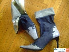 Сапожки джинсовые Carnaby