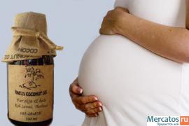 Кокосовое масло для будущих мам. От растяжек у беременных.