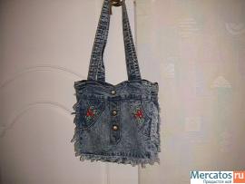 сумка джинсовая