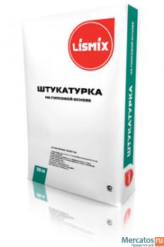 Гипсовая штукатурка "Lismix" 30 кг.