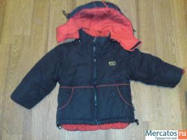 Куртка +комбинезон зимний детский на мальчика 2-3 года.