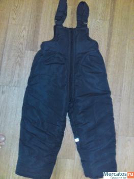 Куртка +комбинезон зимний детский на мальчика 2-3 года. 3