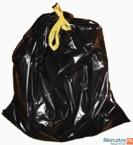 ПВД пакеты мешки для мусора с завязками производим.