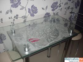 стеклянный стол 5
