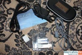 PSP 2001 Piano Black 5.50 GEN-D3 + 8 и 1 Гб flash 3