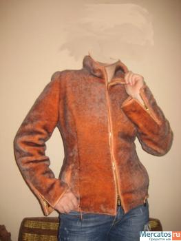 дизайнерская курточка из мутона произ.фабрики Мелита,разм. 42-44
