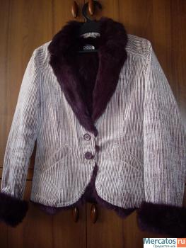 Стильный пиджачок на меху 42-44р.