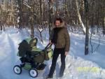 коляска трансформер ADBOR + мешок для младенцев зимний плюшевый
