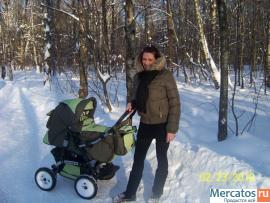 коляска трансформер ADBOR + мешок для младенцев зимний плюшевый