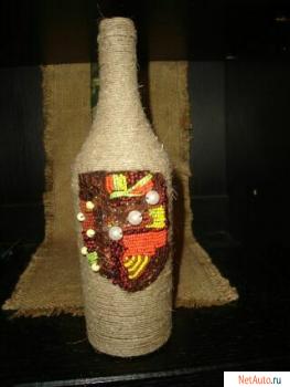 продам бутылку для интерьера с гербом