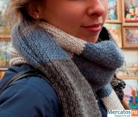 Большой теплый шарф