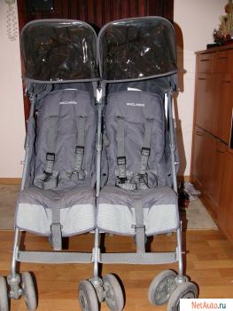 Коляска-трость для двойни Maclaren Twin Techno