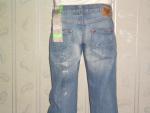 Новые тертые джинсы мужские edc by Esprit голубые 46 размер