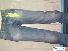 Новые тертые джинсы мужские edc by Esprit голубые 46 размер 2