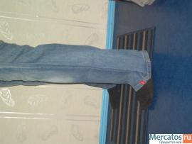 Новые тертые джинсы мужские edc by Esprit голубые 46 размер 3