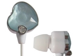 Наушники ELECOM серия Aqua/Ear Drops вставные, голубые.