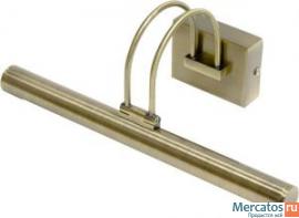 Светильник люминесцентный с лампой, цвет - бронза